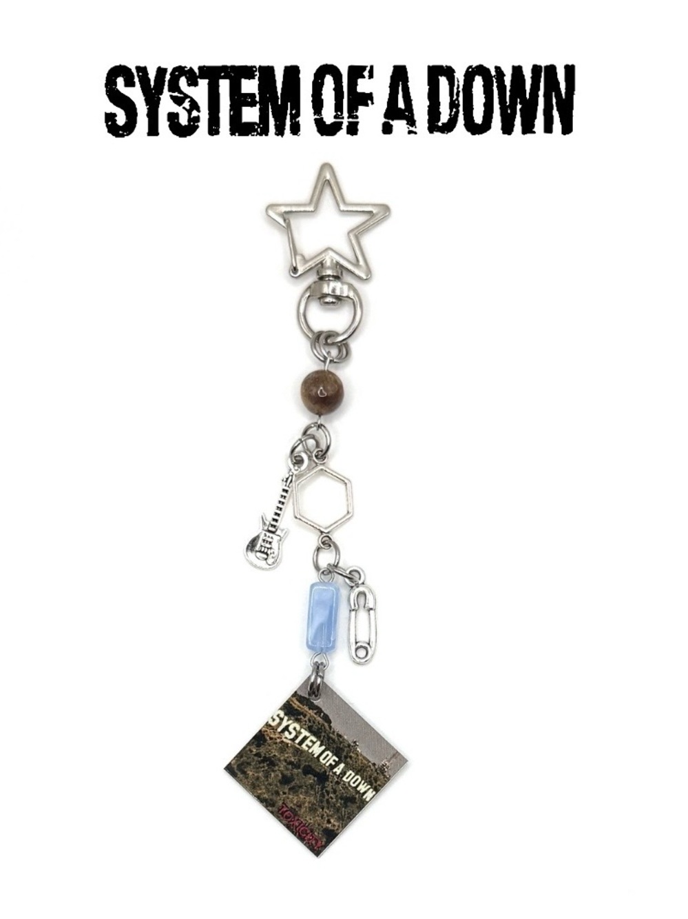 System of a Down Toxicity Keychain | Purse Charm